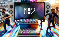 任天堂 Switch 2 发布后很可能会出现抢购热潮。(图片来源：DALL-E 3-generated/eian - 已编辑）