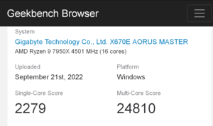 (图片来源：Geekbench)