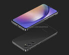 Galaxy A55" 效果图。(来源：OnLeaks x MySmartPrice）