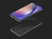 Galaxy A55" 效果图。(来源：OnLeaks x MySmartPrice）