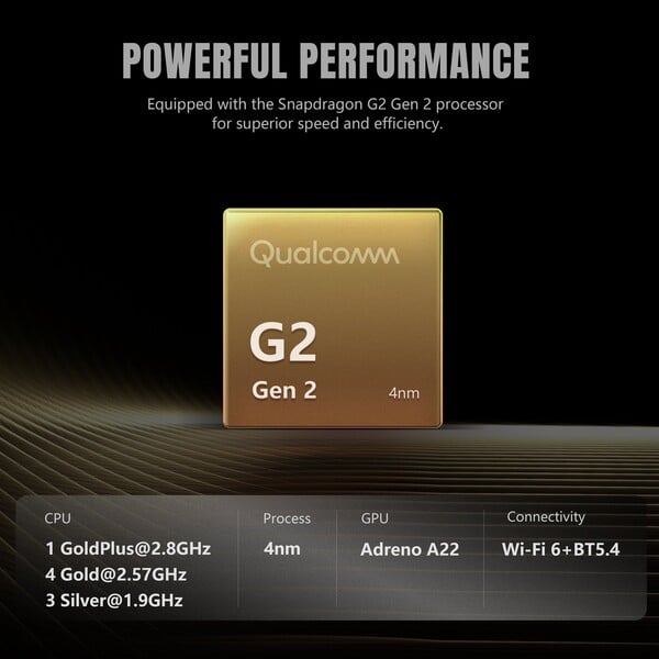 Retroid Pocket G2 采用骁龙 G2 2 代处理器。