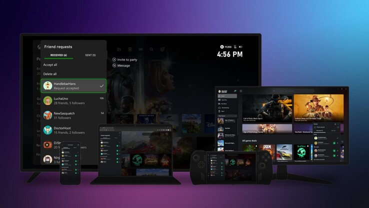 全新的 Xbox App Home 体验应该会让不同平台上的应用感觉更加一致。(图片来源：微软）
