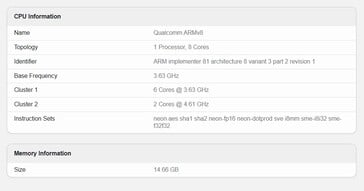Geekbench 上的 POCO F8 Ultra
