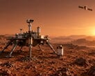 中国“天问三号”任务的概念图,该任务旨在将火星岩石和土壤样本送回地球。