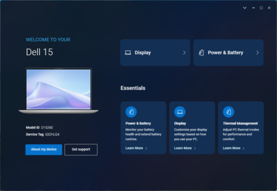 戴尔优化器:登陆页面