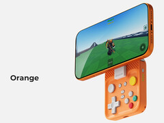 Abxylute M4 Snap-On 控制器可通过磁铁吸附到智能手机上。(图片来源：Abxylute）