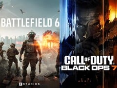 战地 6》和《使命召唤：黑色行动 7》的封套图（图片来源：索尼 PlayStation，有删改）