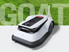 ECOVACS GOAT G1机器人割草机有双摄像头和ToF传感器。(图片来源：ECOVACS)