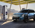 起亚 EV9 将在美国提供 1,000 kWh 免费充电服务。(图片来源：起亚）