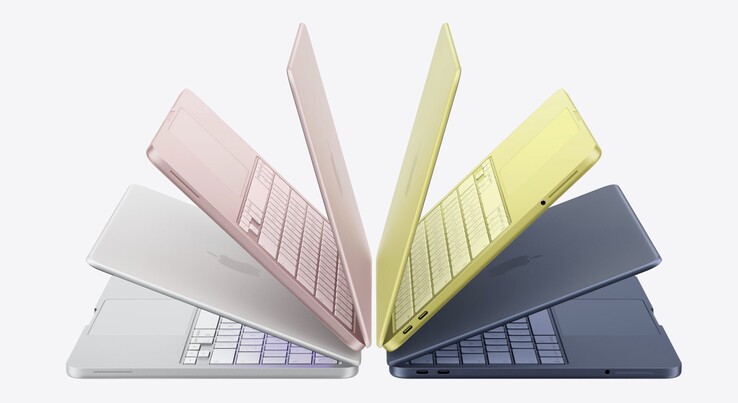 MacBook Neo 目前有四种颜色可供选择。