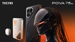 Tecno Pova 7 Ultra 5G 采用联发科 Dimensity 8350 Ultimate 芯片组（图片来源：Tecno）