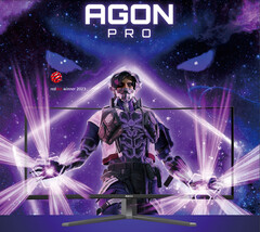 AGON PRO AG346UCD 是多款配备 1440p 和 175 Hz QD-OLED 面板的 34 英寸曲面显示器之一。(图片来源：AOC）