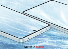 Redmi Note 12 Turbo将有相对薄的边框，即使与旗舰智能手机相比也是如此。(图片来源：小米)