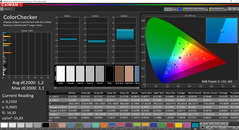 CalMAN ColorChecker (校准后)