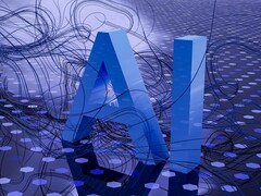 拼出 &quot;AI &quot;的装饰图像（图片来源：Steve Johnson via Unsplash；已裁剪）