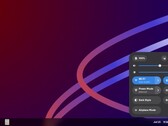 显示带设置面板的 Oreon 10 实时 Linux 桌面