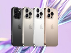 iPhone 17 Pro 的新主角色据说与 iPhone 16 Pro 的金属色不同。(图片来源：Apple, Unsplash，经编辑）