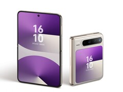华为 Nova Flip S 可能会采用与华为 Pura X（如图）类似的外形设计。(图片来源：华为）