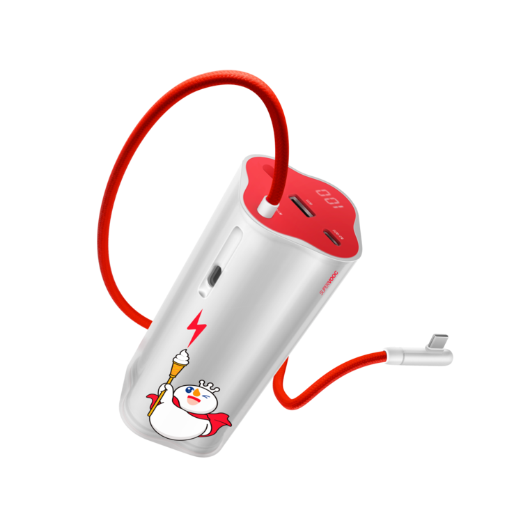 OnePlus 150W SuperVOOC Power Bank 雪王版。(图片来源：OnePlus，已编辑）