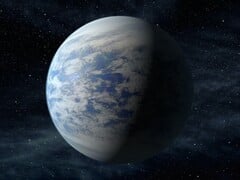 艺术家绘制的开普勒-69c。(图片来源：NASA Ames/JPL-Caltech/T. Pyle）