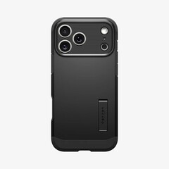 配备内置脚架和磁铁的 iPhone 17 系列 Tough Armor 保护壳又回来了。(图片来源：Spigen）