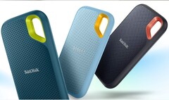 当前的便携式固态硬盘产品(图片来源:西部数据)