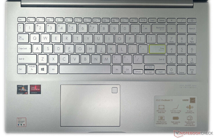 VivoBook 15 KM513的触摸板感觉有些拥挤