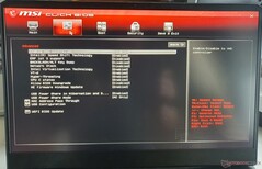 MSI Vector GP76 BIOS。高级