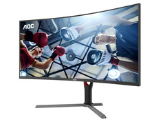 AOC 最新推出的 34 英寸游戏显示器采用 1440p 分辨率和 180 Hz 刷新率。(图片来源:AOC)
