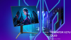 宏碁发布 Predator X27U F3 OLED 游戏显示器（图片来源：Acer [编辑）