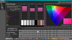 校准后的ColorChecker