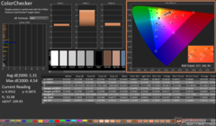 校准后的 ColorChecker