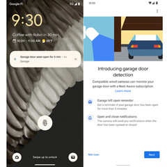 Home 应用程序使用人工智能图像检测技术来区分打开和关闭的车库门。 图片来源:Google