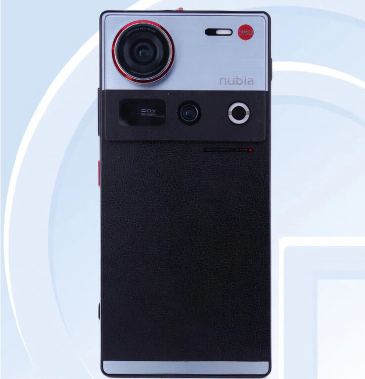 据称是努比亚 Z70S Ultra 摄影师版的外观。(图片来源：TENAA）