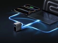 带显示屏的 Anker Prime 3 端口 160W 充电器现已在 ULK 和德国上市。(图片来源：Anker）
