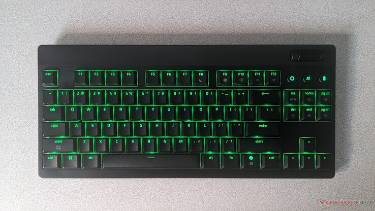 BlackWidow V4 HyperSpeed TKL 俯视图