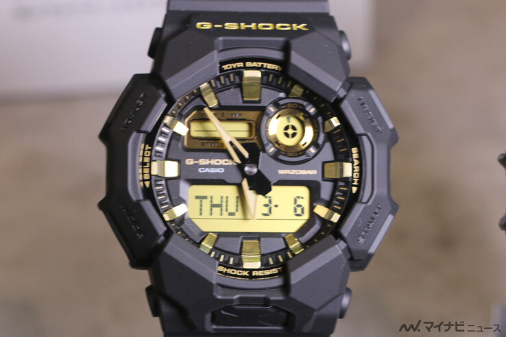 卡西欧 G-Shock GA-010GB-1A9 手表。(图片来源：MyNavi News）