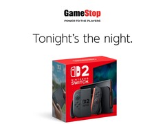 GameStop 任天堂 Switch 2 午夜发售横幅（图片来源：GameStop）