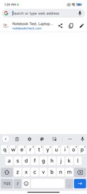 纵向模式下的键盘