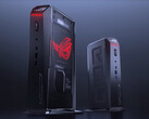 ROG NUC（2025）采用单面设计，可垂直使用。(图片来源：华硕）