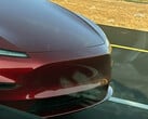 特斯拉 Model Y 标准版红色效果图（图片来源：Moose/X）