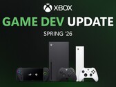 微软即将推出的 Xbox 游戏开发更新横幅。