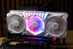 KFA2GeForce RTX 5070 Ti HoF Gaming 的开放设置音量测试