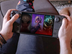 Green Man Gaming 的《The 2K Collection》将于 2025 年 12 月 11 日到期。图为带有捆绑包封面照片的 Steam Deck。(图片来源：Valve 和 GMG - 已编辑）