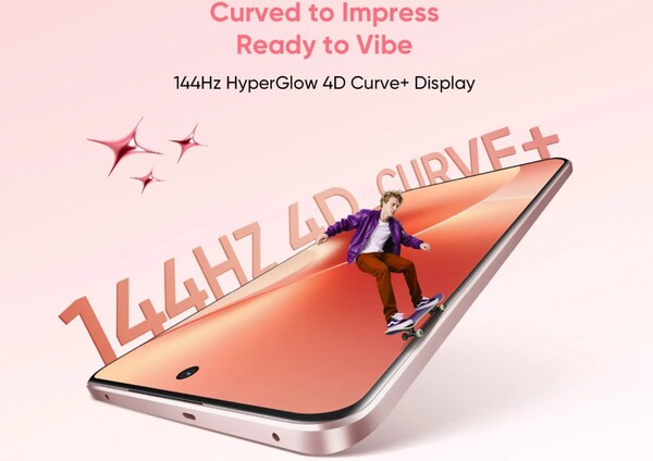 Realme 15 将与 Realme 15 Pro 一样拥有 144Hz 的刷新率。(图片来源：Realme） 