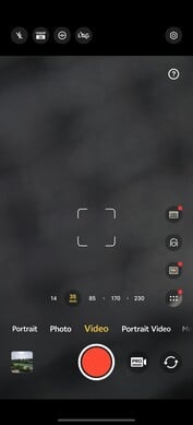 相机用户界面
