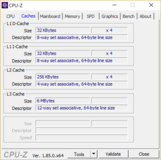 CPU-Z Cache