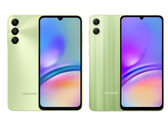 Galaxy A05s 和Galaxy A05，从左到右。(图片来源：三星）