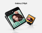 Galaxy Z Flip5将有一个比早期型号更有用的盖板显示屏。(图片来源：MySmartPrice)