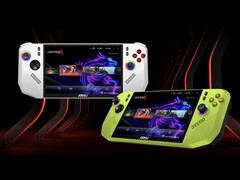 微星 Claw 8 Ryzen Edition 有两种颜色可供选择，后面板均为黑色。(图片来源：微星）